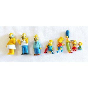 FOX The Simpsons 97-99 Vintage Lot Of 8 PVC Figurines.